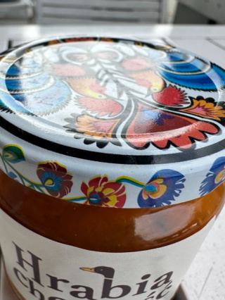 Konfitura z moreli z miętą w słoiku 200 ml