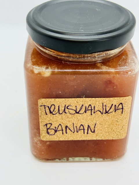 Prawdziwa konfitura z truskawek z bananem Prawdziwa konfitura z truskawek z bananem