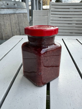 Mus malinowy w słoiku 200 ml