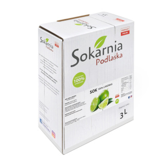 Naturalny sok 100% limonka 3L