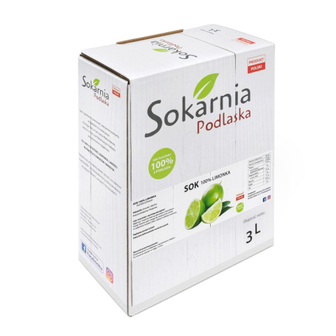 Naturalny sok 100% z limonki Naturalny sok 100% z limonki