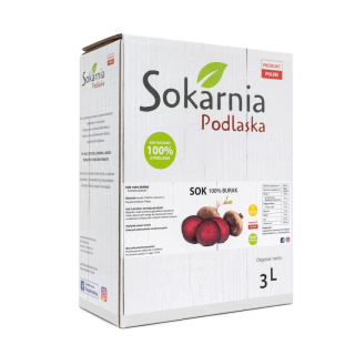 Naturalny sok 100% z buraka 3L