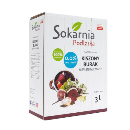 Naturalny sok z kiszonego buraka 3L