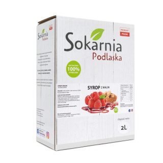 Naturalny syrop z malin 2L