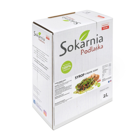 Naturalny syrop z pędów sosny w kartonie Naturalny syrop z pędów sosny w kartonie