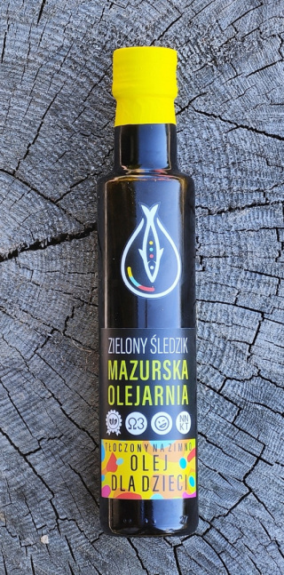 Olej dla dzieci tłoczony na zimno