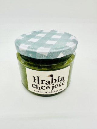 Rzemieślnicze pesto z lubczyku w słoiku 350 ml