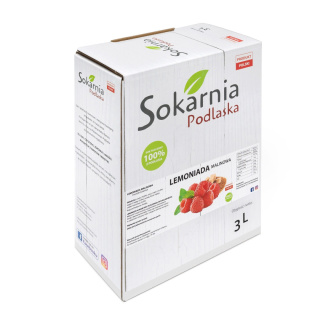 Rzemieślnicza lemoniada malinowa 3L