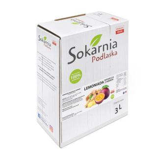 Rzemieślnicza lemoniada marakuja z imbirem 3L