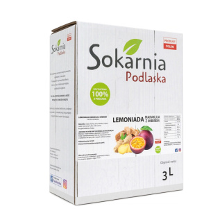 Rzemieślnicza lemoniada marakuja z imbirem 3L