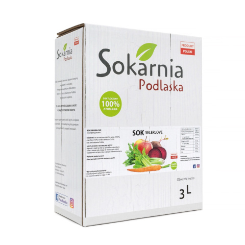 Naturalny sok z selera 100% Naturalny sok z selera 100%