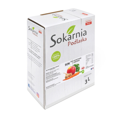 Naturalny sok z warzyw i jabłka Naturalny sok z warzyw i jabłka