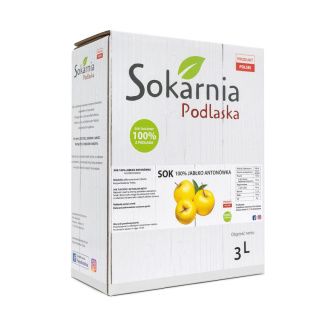 Sok 100% jabłko antonówka 3L