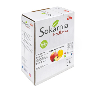 Sok 100 % jabłko-pigwowiec 3L