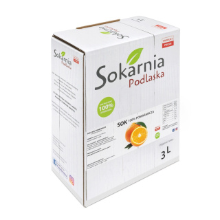Naturalny sok 100 % pomarańcza 3L