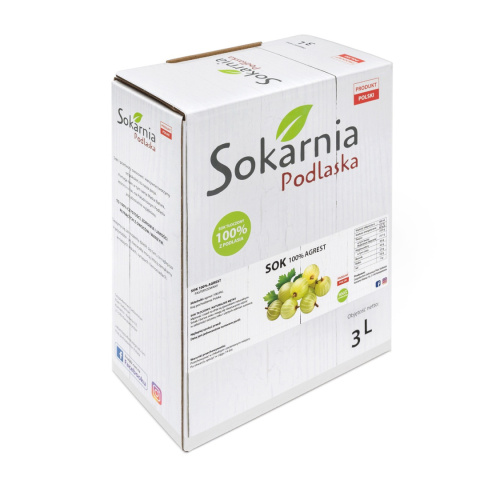 Naturalny sok 100% agrestowy Naturalny sok 100% agrestowy