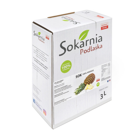 Naturalny sok ananasowy 100% Naturalny sok ananasowy 100%
