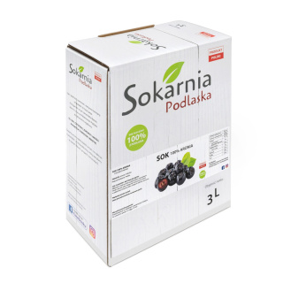 Naturalny sok 100 % aronia 3L