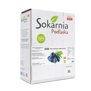 Naturalny sok 100% jagoda kamczacka 2L