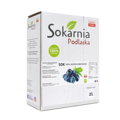 Naturalny sok 100% jagoda kamczacka 2L