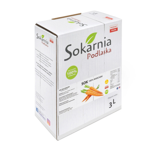 Naturalny sok marchwiowy 100% Naturalny sok marchwiowy 100%