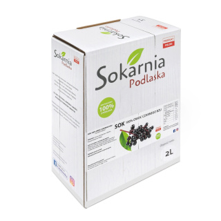 Naturalny sok 100% czarny bez 2L