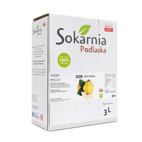 Naturalny sok 100% pigwa Naturalny sok 100% pigwa
