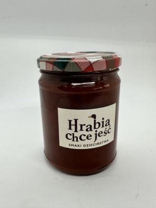 Sos pomidorowo - paprykowy z nutą chilli w słoiku 500 ml