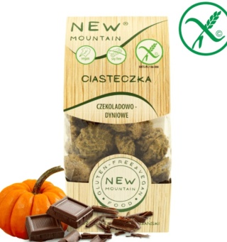 Bezglutenowe ciasteczka czekoladowo-​dyniowe 220g