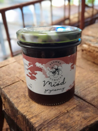 Miód gryczany w słoiku 450g