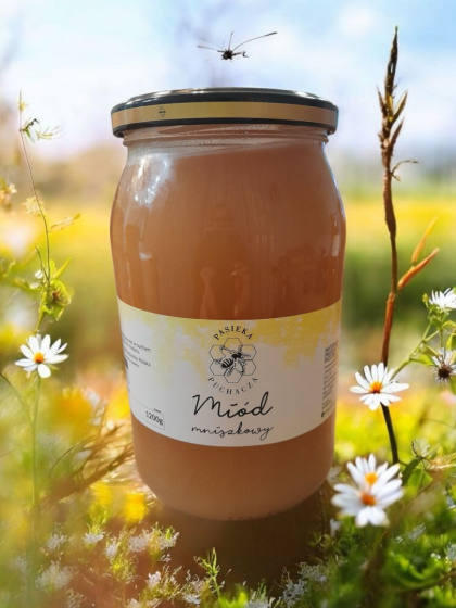 Miód mniszkowy w słoiku 1200g