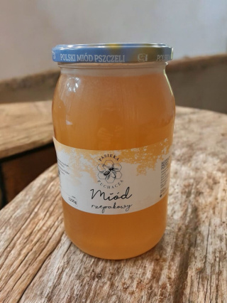 Miód rzepakowy w słoiku 1200g