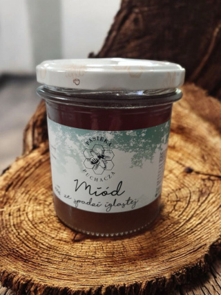 Miód ze spadzi iglastej w słoiku 450g