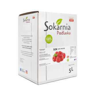 Naturalny 100 % sok malina 5L