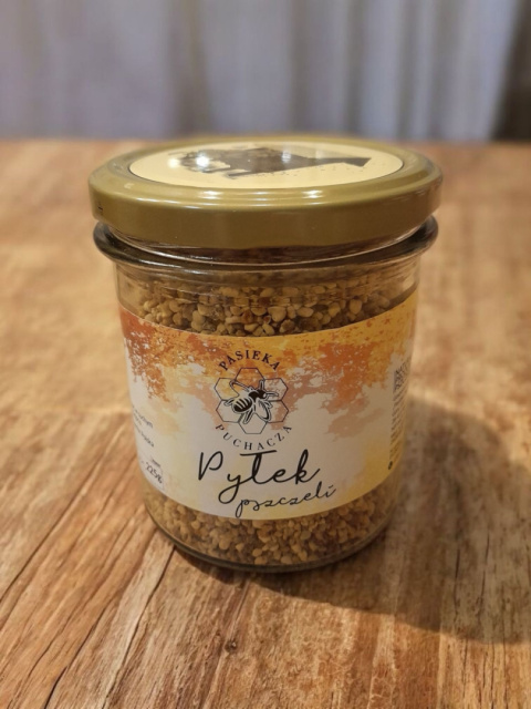 Naturalny pyłek pszczeli w słoiku 225g Naturalny pyłek pszczeli w słoiku 225g