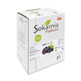 Naturalny sok 100 % aronia 5L