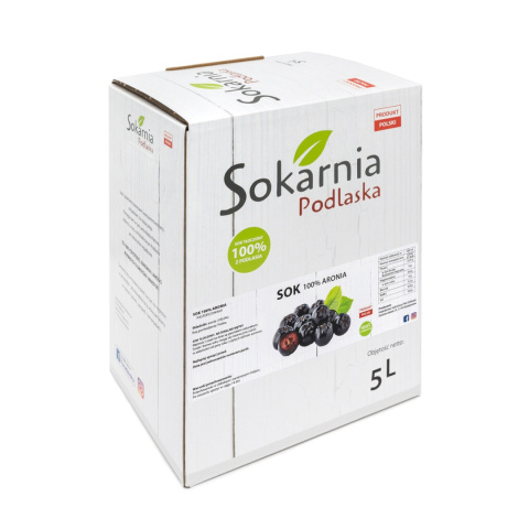 Naturalny sok 100 % aronia Naturalny sok 100 % aronia