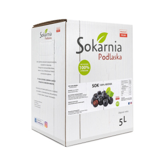 Naturalny sok 100 % aronia 5L
