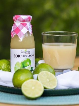 Naturalny sok 100% limonka 250 ml