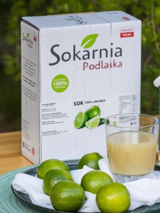 Naturalny sok 100% limonka 3L