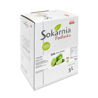 Naturalny sok 100 % limonka 5L