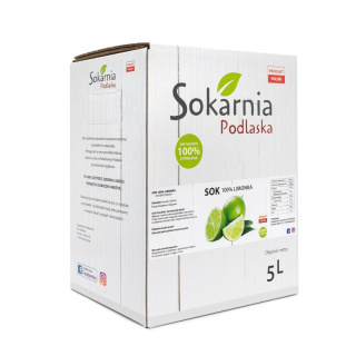 Naturalny sok 100 % limonka 5L