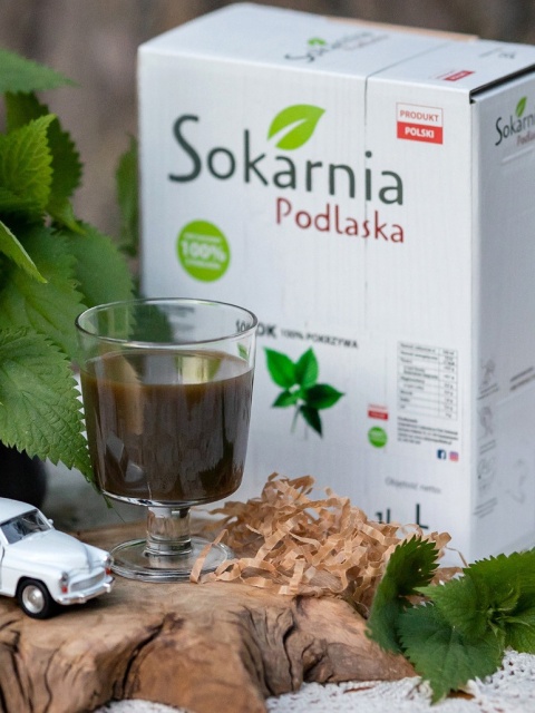Naturalny sok 100% pokrzywa w kartonie 1 litr