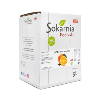 Naturalny sok 100 % pomarańcza 5L