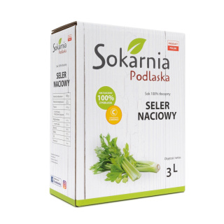 Naturalny sok 100% seler naciowy 3L