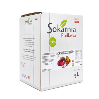 Naturalny sok z kiszonego ogórka, rzodkiewki i buraka 5L