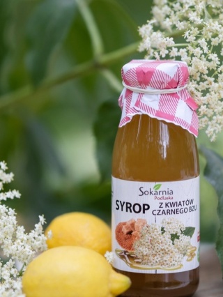 Naturalny syrop z kwiatów czarnego bzu 250 ml