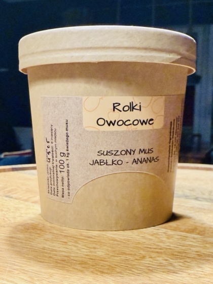 Rolki owocowe jabłko-ananas 100 g