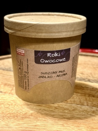 Rolki owocowe jabłko-aronia 100 g
