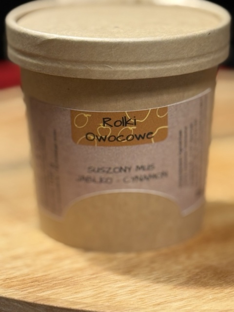 Suszone rolki owocowe jabłko-cynamon 100g